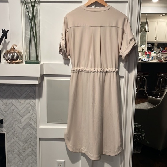 LYSSE Saffron Dress In Bone Crepe - Picture 7 of 8